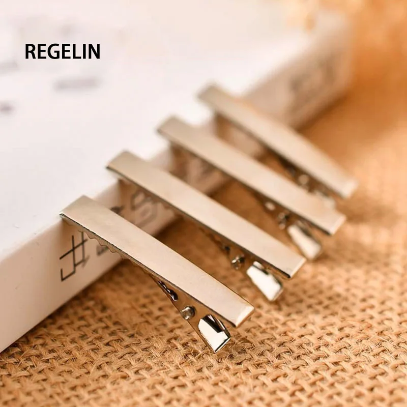 REGELIN 32/35/40/45/55/65/75 мм пустая основа для волос 10 шт. сделай сам Винтажная заколка