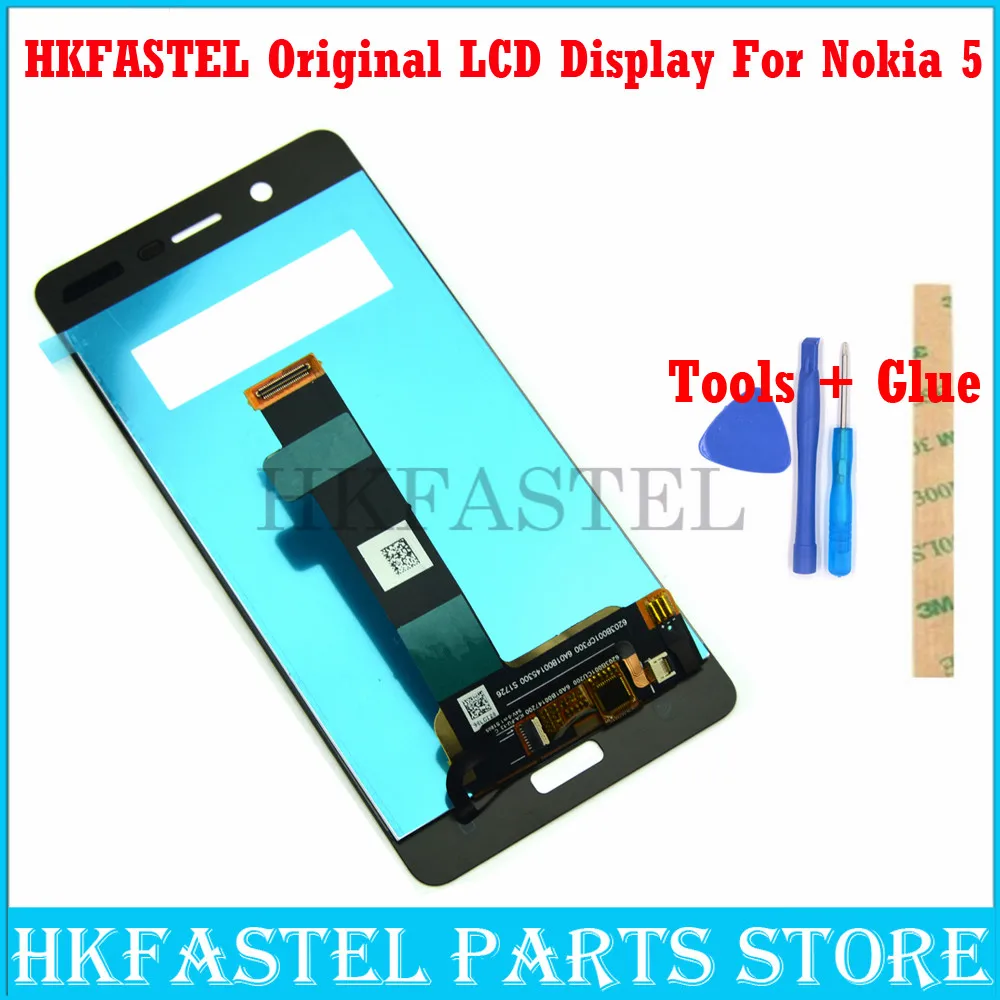100% новый hkfatel для Nokia 5 Nokia5 N5 TA-1008 TA-1030 TA-1024 Оригинальный ЖК-дисплей с сенсорным