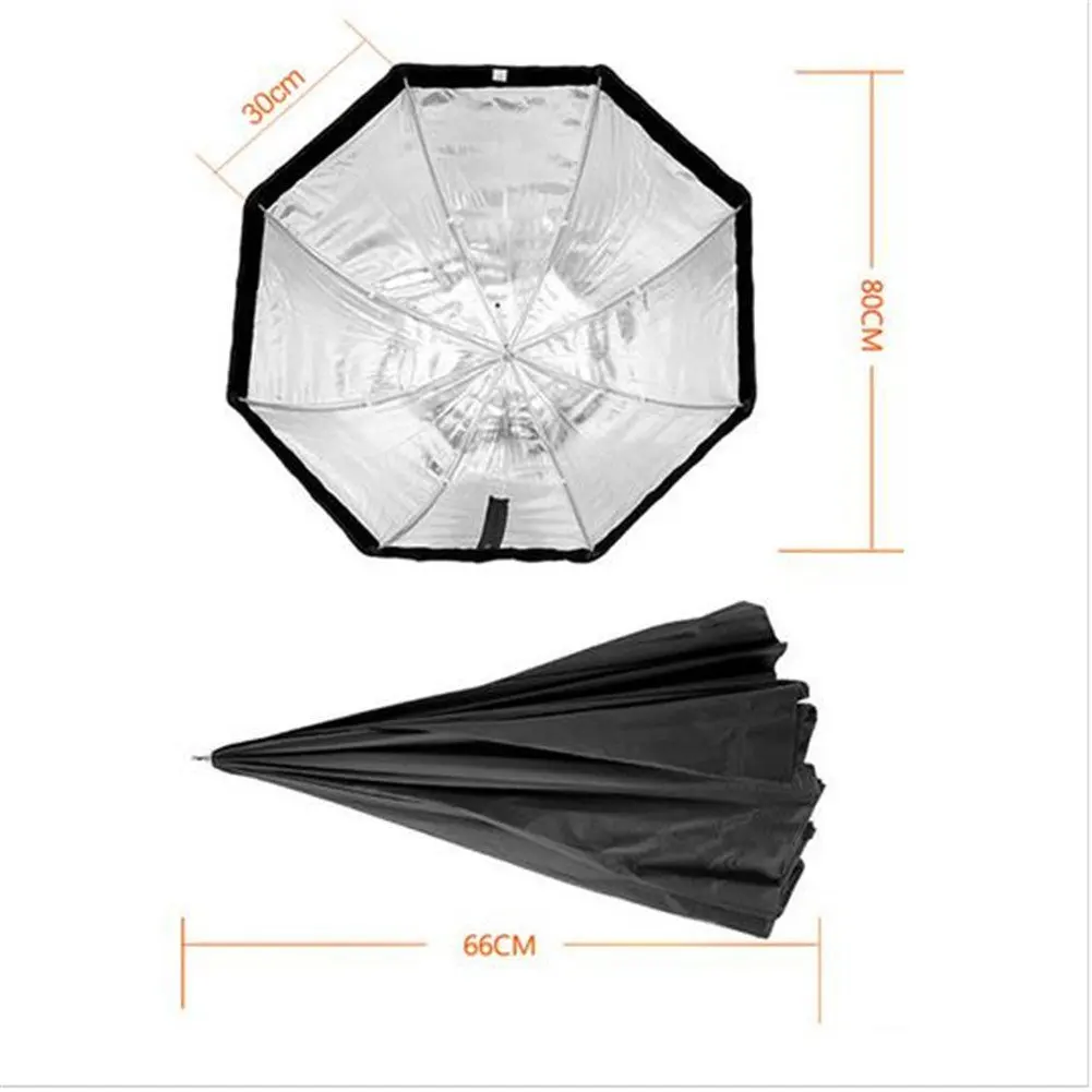 Godox 80cm/31.5in Portable Octagon Flash Softbox Umbrella Brolly Reflector for Studio Photo Flash Speedlight light Speedlite
Godox 80cm/31.5in Portable Octagon Flash Softbox Umbrella Brolly Reflector for Studio Photo Flash Speedlight light Speedlite