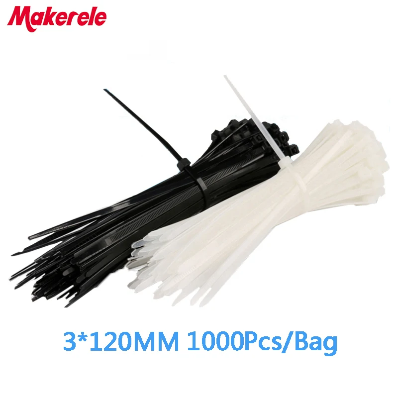 1.8*120mm 1000PCS Nylon Plastic Network Cable Wire Zip Tie Cord Strap Plastic Zip Trim Wrap Cable Loop Ties Wire Self-Locking
1.8*120mm 1000PCS Nylon Plastic Network Cable Wire Zip Tie Cord Strap Plastic Zip Trim Wrap Cable Loop Ties Wire Self-Locking