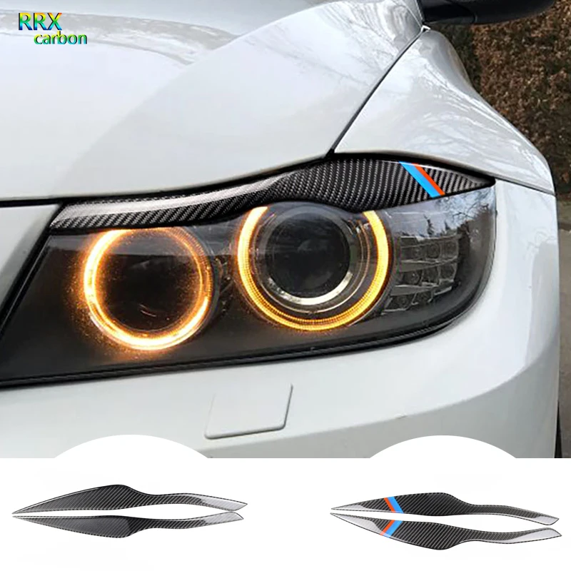 RRX Carbon Fiber Headlights Eyebrows Eyelids for BMW E90 320i 325i 330i 2005-2012 Front Headlamp Eyebrows Trim Cover Accessories
RRX Carbon Fiber Headlights Eyebrows Eyelids for BMW E90 320i 325i 330i 2005-2012 Front Headlamp Eyebrows Trim Cover Accessories