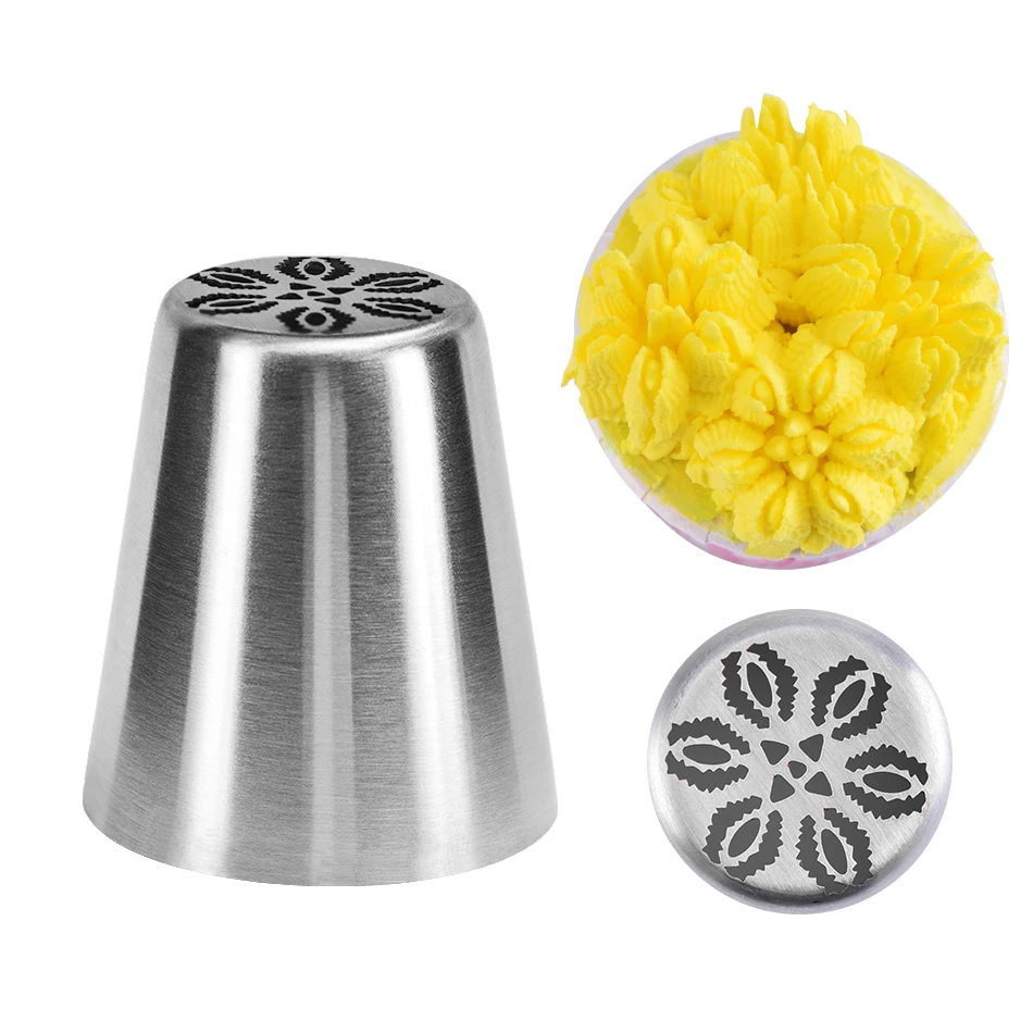 Puffing Flower Fondant Cake Cream Nozzle Pastry Tips Stainless Steel Icing Piping Nozzles DIY Baking Pastry Decorating Molds
Puffing Flower Fondant Cake Cream Nozzle Pastry Tips Stainless Steel Icing Piping Nozzles DIY Baking Pastry Decorating Molds