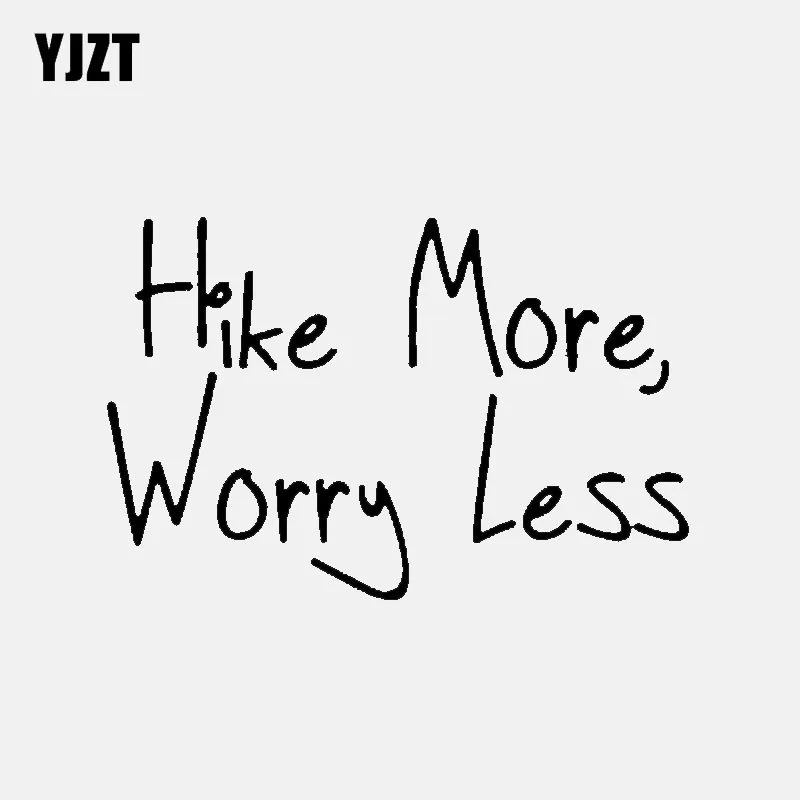 YJZT 15CM*9.9CM Fun HIKE MORE WORRY LESS Waterproof Car Sticker Decal Black Silver Vinyl C11-1826
YJZT 15CM*9.9CM Fun HIKE MORE WORRY LESS Waterproof Car Sticker Decal Black Silver Vinyl C11-1826