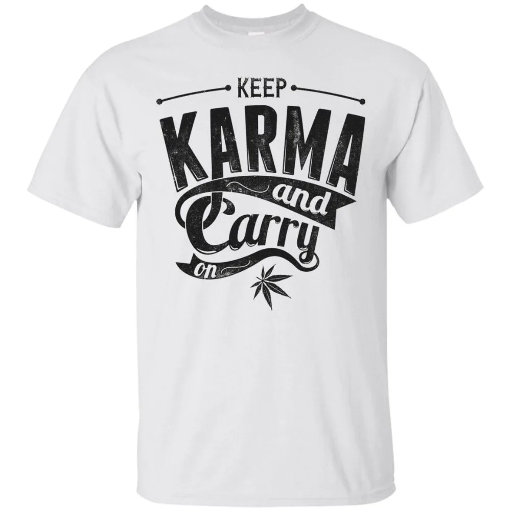 Keep Karma and Carry on T-Shirt, Unisex Quote 2018 Summer O Neck Men'S Brand Clothing Cotton Short Sleeve T Shirts
Keep Karma and Carry on T-Shirt, Unisex Quote 2018 Summer O Neck Men'S Brand Clothing Cotton Short Sleeve T Shirts