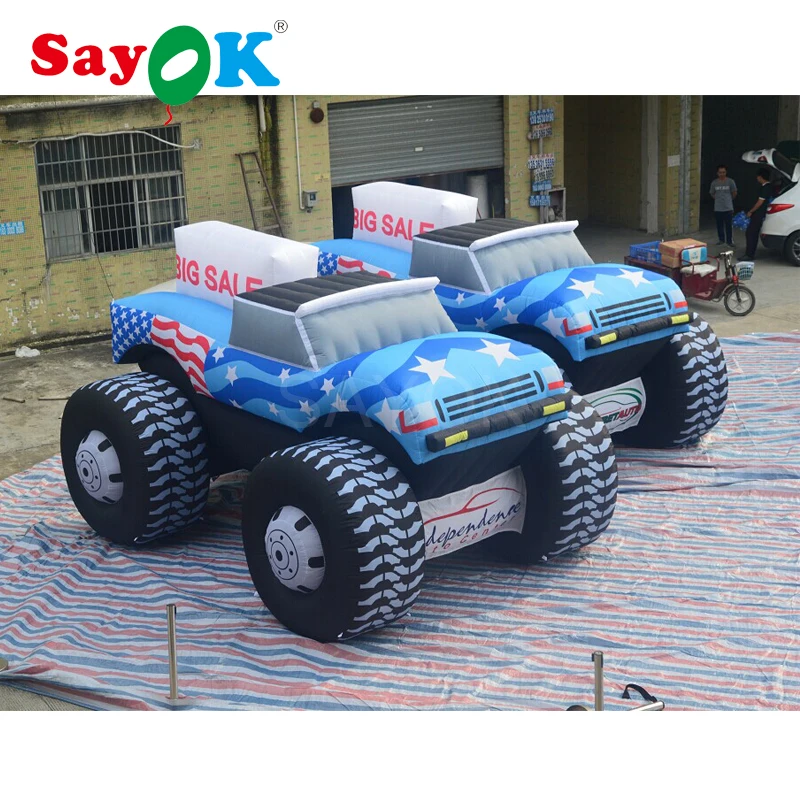 Sayok 5x3 м (Д * В) гигантский надувной грузовик, надувная техника с воздуходувкой для показа автомобилей, рекламная акция для мероприятий
Sayok 5x3 м (Д * В) гигантский надувной грузовик, надувная техника с воздуходувкой для показа автомобилей, рекламная акция для мероприятий