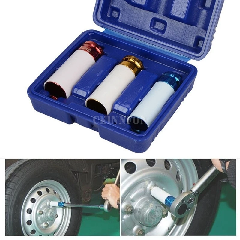 DHL 50 Set 3 PCS 1/2 Inch 17mm 19mm 21mm Alloy Thin Wall Car Wheel Deep Impact Nut Socket Driver Set
DHL 50 Set 3 PCS 1/2 Inch 17mm 19mm 21mm Alloy Thin Wall Car Wheel Deep Impact Nut Socket Driver Set