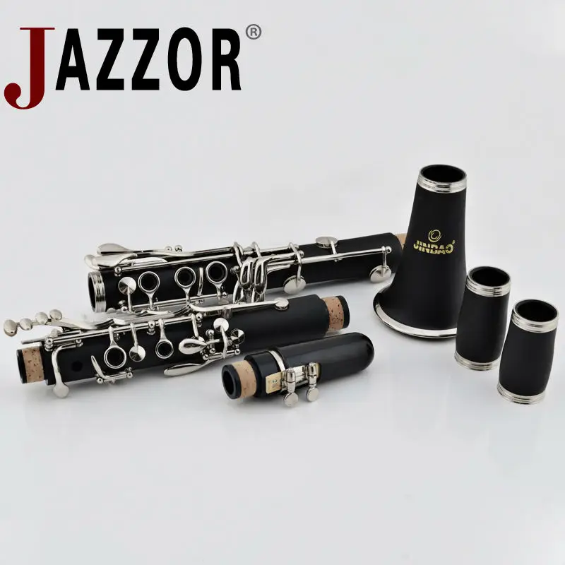 Кларнет JAZZOR JBCL-530, Профессиональный кларнет с 17 клавишами, кларнет B, плоский кларнет с никелевым покрытием
Кларнет JAZZOR JBCL-530, Профессиональный кларнет с 17 клавишами, кларнет B, плоский кларнет с никелевым покрытием