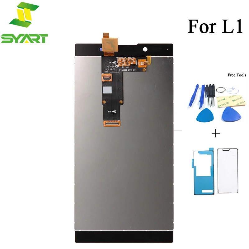 ЖК-дисплей SYART 5,5 дюйма для Sony Xperia L1, G3313, G3312, G3311, рамка для дисплея, сенсорный экран, дигитайзер в сборе, запасные части
ЖК-дисплей SYART 5,5 дюйма для Sony Xperia L1, G3313, G3312, G3311, рамка для дисплея, сенсорный экран, дигитайзер в сборе, запасные части