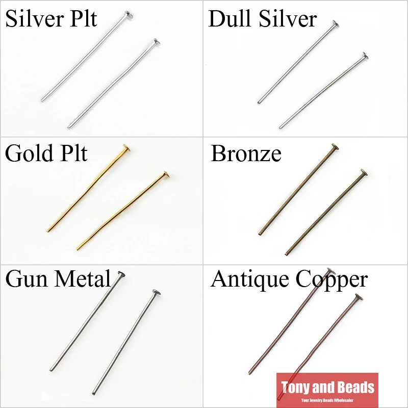 Head Pins Finding 20MM Length Silver Color Gold Plated Etc For Jewelry Making DIY
Head Pins Finding 20MM Length Silver Color Gold Plated Etc For Jewelry Making DIY