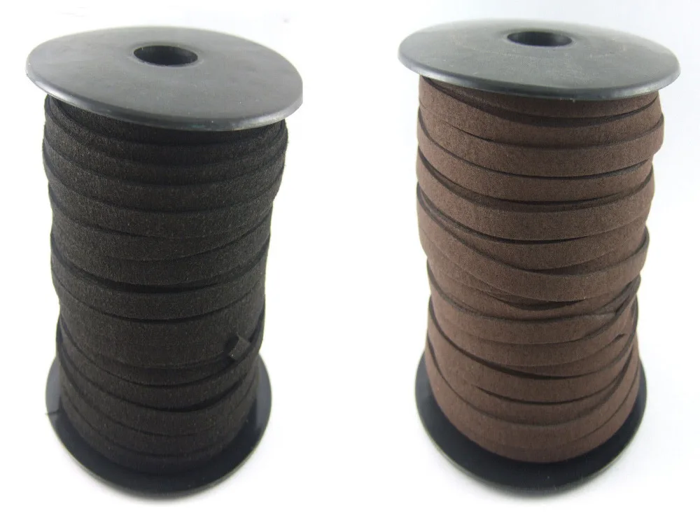 40 Meters/Roll 5x1.5mm Flat Faux Suede Leather Cord String Thong Rope Jewelry Crafts Beading
40 Meters/Roll 5x1.5mm Flat Faux Suede Leather Cord String Thong Rope Jewelry Crafts Beading