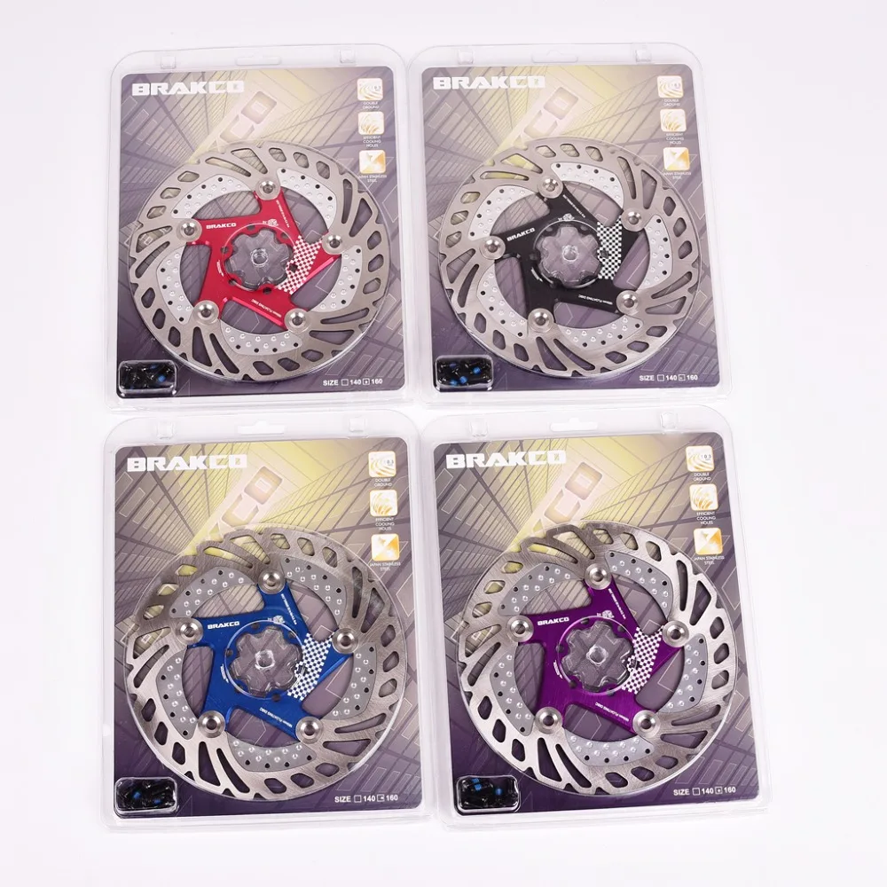 Brakco Bicycle Brake Disc Rotor DR-11FA 160/180/203mm Mountain MTB Bike Floating disk cable parts made in TAIWAN original
Brakco Bicycle Brake Disc Rotor DR-11FA 160/180/203mm Mountain MTB Bike Floating disk cable parts made in TAIWAN original