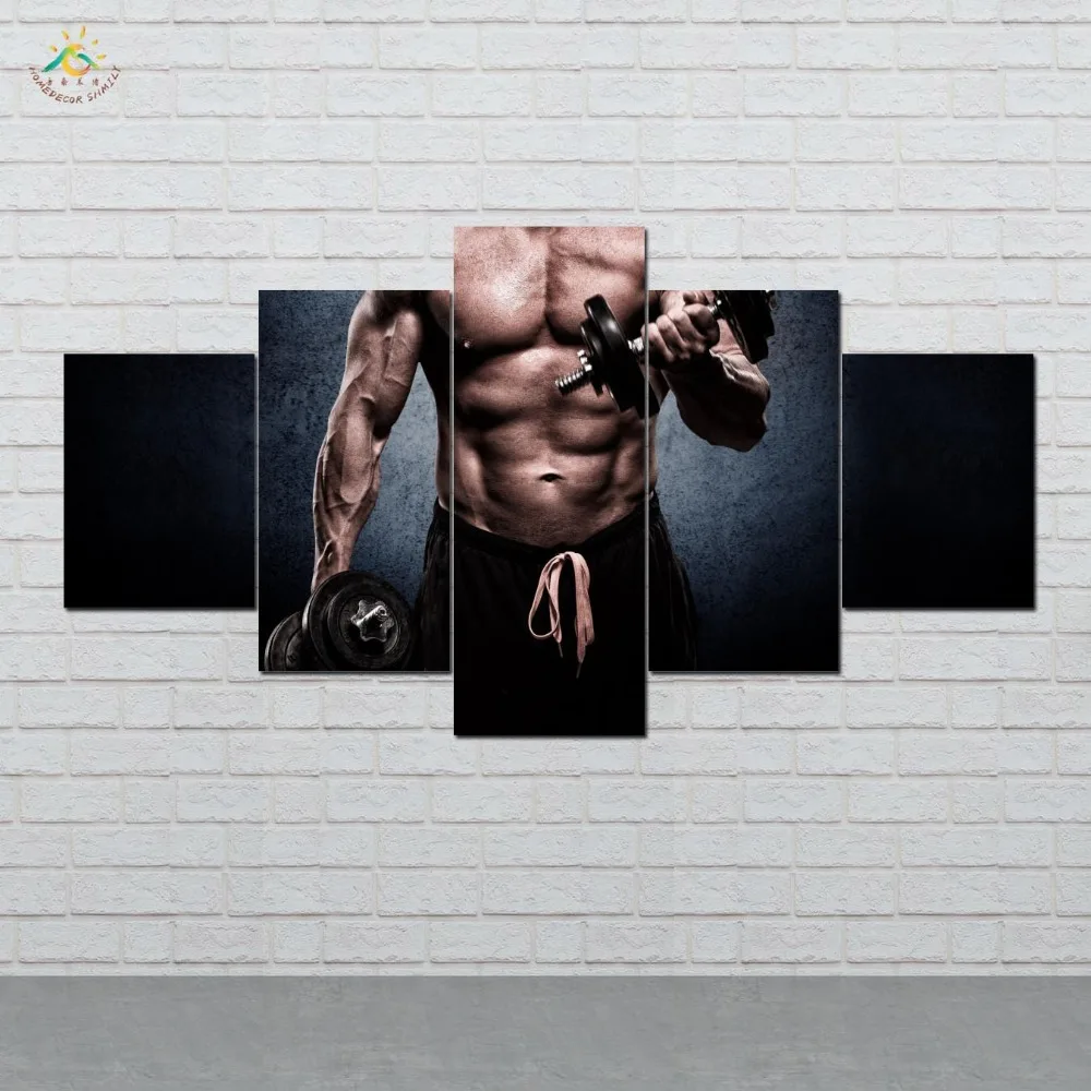Playing Dumbbells Man Wall Art HD Prints Canvas Art Painting Modular Picture And Poster Canvas Painting Decoration Home 5 PIECES
Playing Dumbbells Man Wall Art HD Prints Canvas Art Painting Modular Picture And Poster Canvas Painting Decoration Home 5 PIECES
