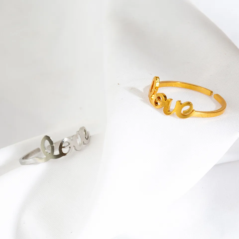 Классическое Золотое женское кольцо из нержавеющей стали модное серебряное