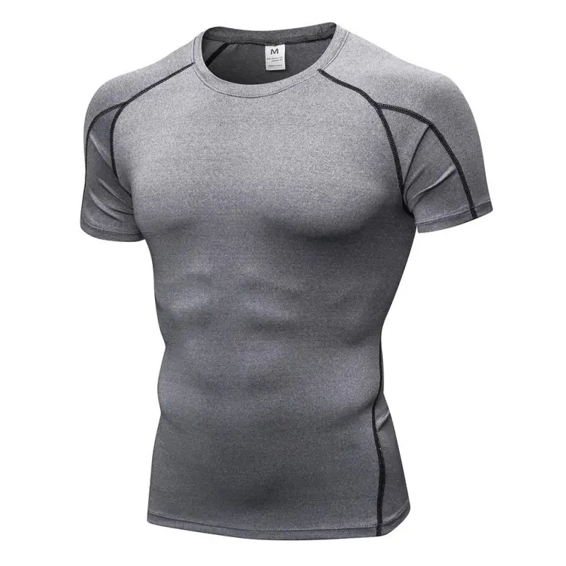 2019 Summer Mens T-shirt Short Sleeve Quick Dry Solid Colors Breathable Fitness T-shirt Men Tee Tops
2019 Summer Mens T-shirt Short Sleeve Quick Dry Solid Colors Breathable Fitness T-shirt Men Tee Tops