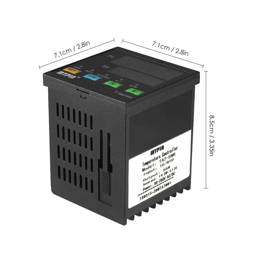 PID Temperature Controller Digital thermometer temperature instruments thermostat thermoregulator thermocouple SNR 1 Alarm Relay
PID Temperature Controller Digital thermometer temperature instruments thermostat thermoregulator thermocouple SNR 1 Alarm Relay
