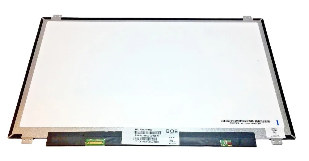 Жк-экран 17,3 дюйма HD + 1600x900 для HP 17-bs035nf, 30 контактов, матовая панель, замена
Жк-экран 17,3 дюйма HD + 1600x900 для HP 17-bs035nf, 30 контактов, матовая панель, замена