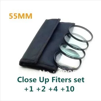4 pcs 37 40.5 46 49 52 55mm Close up Macro +1 +2 +4 +10 SLR Lens Filter Kit Set For canon nikon sony 55mm Lens filter Camera
4 pcs 37 40.5 46 49 52 55mm Close up Macro +1 +2 +4 +10 SLR Lens Filter Kit Set For canon nikon sony 55mm Lens filter Camera