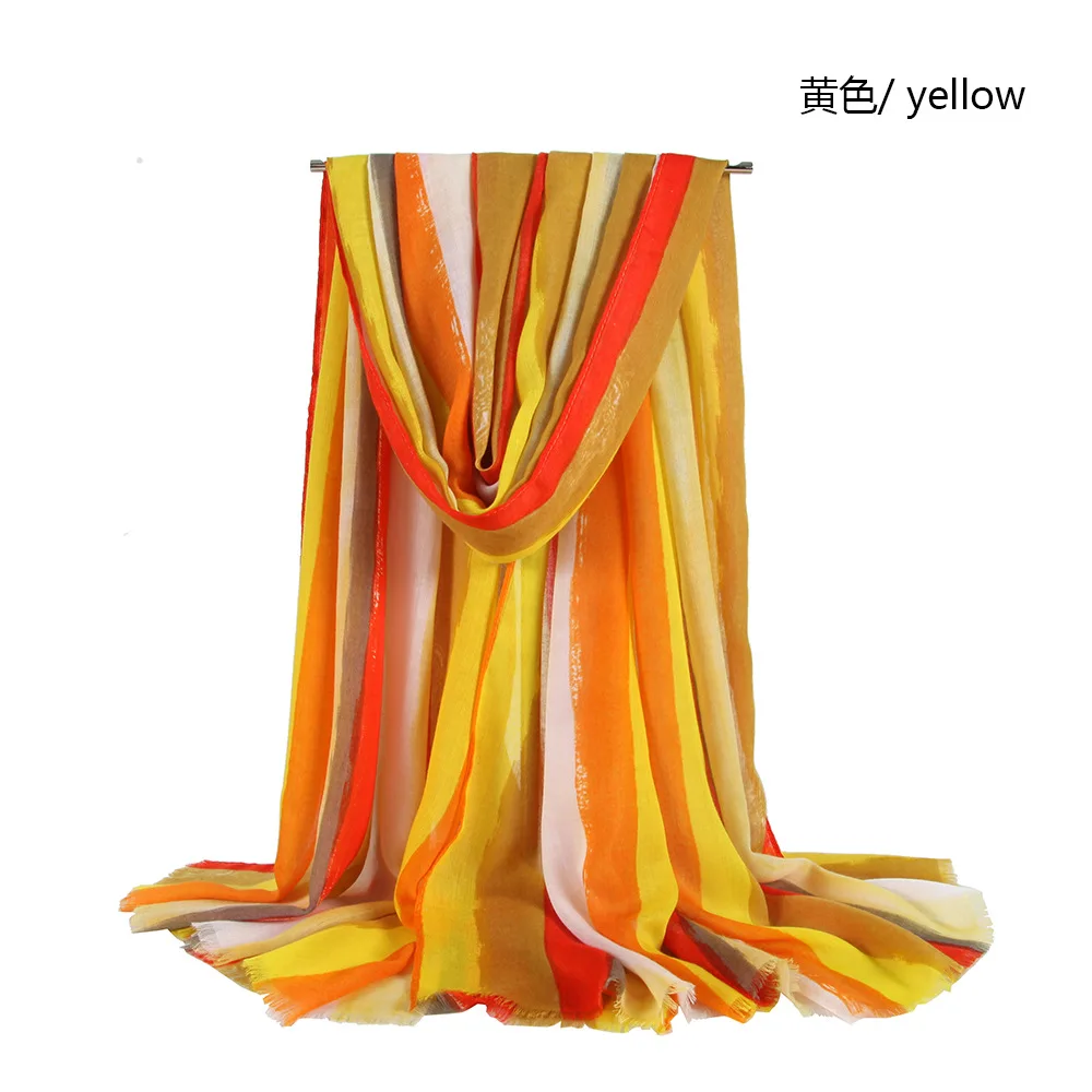 2019 NEW 6 color women Patwork scarf Fshion Striped scarf and shawls shimmer muslim hijab headbands foulard fringe High Quality
2019 NEW 6 color women Patwork scarf Fshion Striped scarf and shawls shimmer muslim hijab headbands foulard fringe High Quality