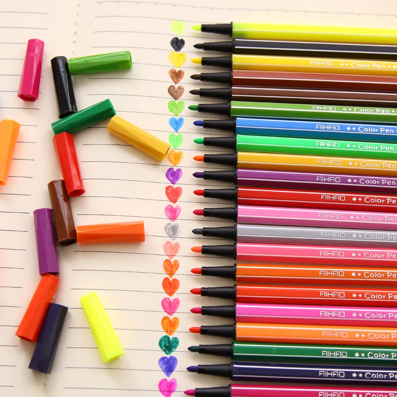 36 pcs Water color pen set brush pens for Kids student Drawing marker Art supplies Stationery material school supply A6266
36 pcs Water color pen set brush pens for Kids student Drawing marker Art supplies Stationery material school supply A6266