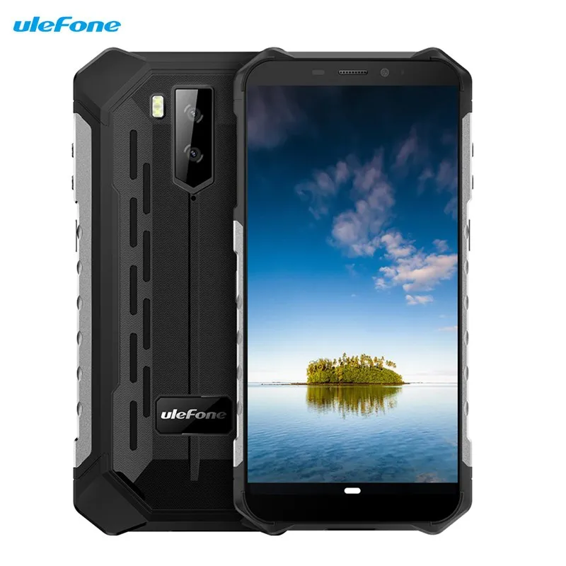 Новый IP68 Ulefone Armor X3 3g смартфон 5 дюймов Android 9 0 MT6580 четырехъядерный 2 Гб ram 32 ГБ rom 8.0MP +