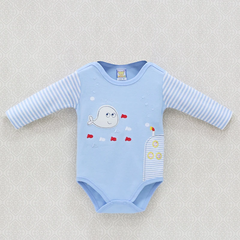 2021 Little Q long sleeve O neck One Piece Pure Cotton Bodysuits baby striped boys clothes newborn clothing
2021 Little Q long sleeve O neck One Piece Pure Cotton Bodysuits baby striped boys clothes newborn clothing