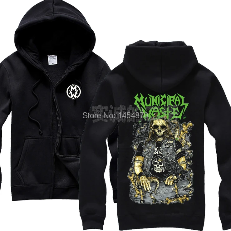 9 kinds Municipal Waste Rock Cotton Hoodies winter jacket vintage Skull punk Heavy Metal Zipper Sweatshirt streetwear sudadera
9 kinds Municipal Waste Rock Cotton Hoodies winter jacket vintage Skull punk Heavy Metal Zipper Sweatshirt streetwear sudadera