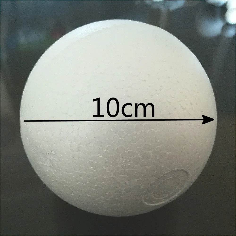 10cm 9pcs Natural White Styrofoam Round Balls Craft Ball Foam Ball DIY Handmade Painted Balls 100mm 3.93in
10cm 9pcs Natural White Styrofoam Round Balls Craft Ball Foam Ball DIY Handmade Painted Balls 100mm 3.93in