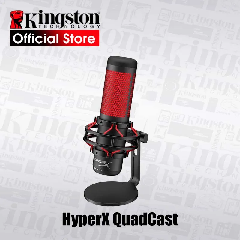 Микрофон Kingston HyperX QuadCast, профессиональный, электронный, спортивный, микрофон для компьютерных игр, микрофон красного цвета
Микрофон Kingston HyperX QuadCast, профессиональный, электронный, спортивный, микрофон для компьютерных игр, микрофон красного цвета