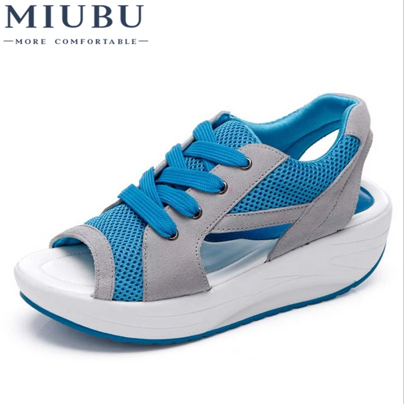 MIUBU Fashion Summer Women's Sandals Casual Mesh Breathable Shoes Comfortable Wedges Sandals Lace Platform Sandalias
MIUBU Fashion Summer Women's Sandals Casual Mesh Breathable Shoes Comfortable Wedges Sandals Lace Platform Sandalias
