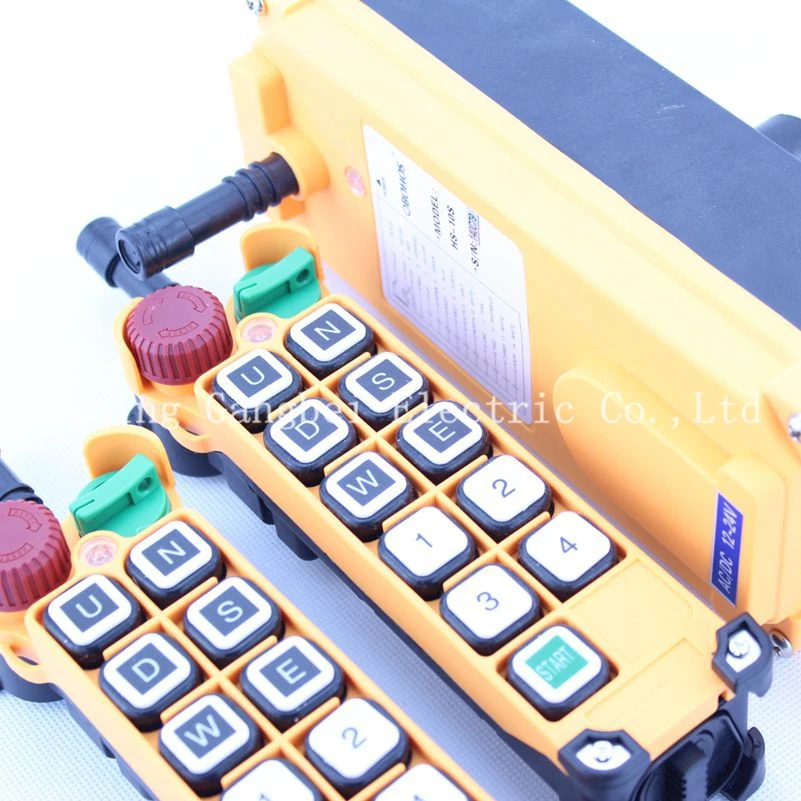 HS-10S (include 2 transmitter and 1 receiver) crane remote control Your order note need voltage:380VAC 220VAC 36VAC 24VDC
HS-10S (include 2 transmitter and 1 receiver) crane remote control Your order note need voltage:380VAC 220VAC 36VAC 24VDC