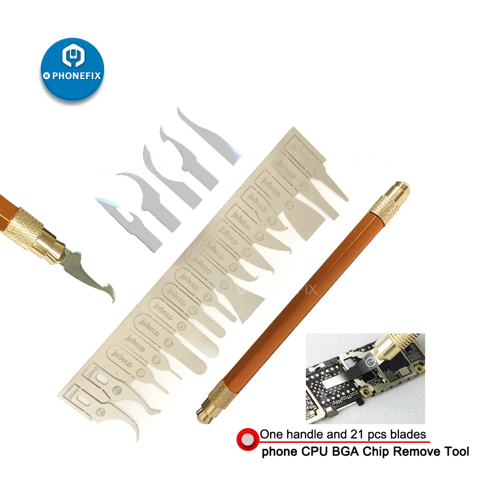CPU PCB Scalpel BGA Repair Blade Set A8 A9 A10 A11 NAND Glue Remove Graver Cleaning Knife Pry Tools Kit for IC Chip Repair
CPU PCB Scalpel BGA Repair Blade Set A8 A9 A10 A11 NAND Glue Remove Graver Cleaning Knife Pry Tools Kit for IC Chip Repair