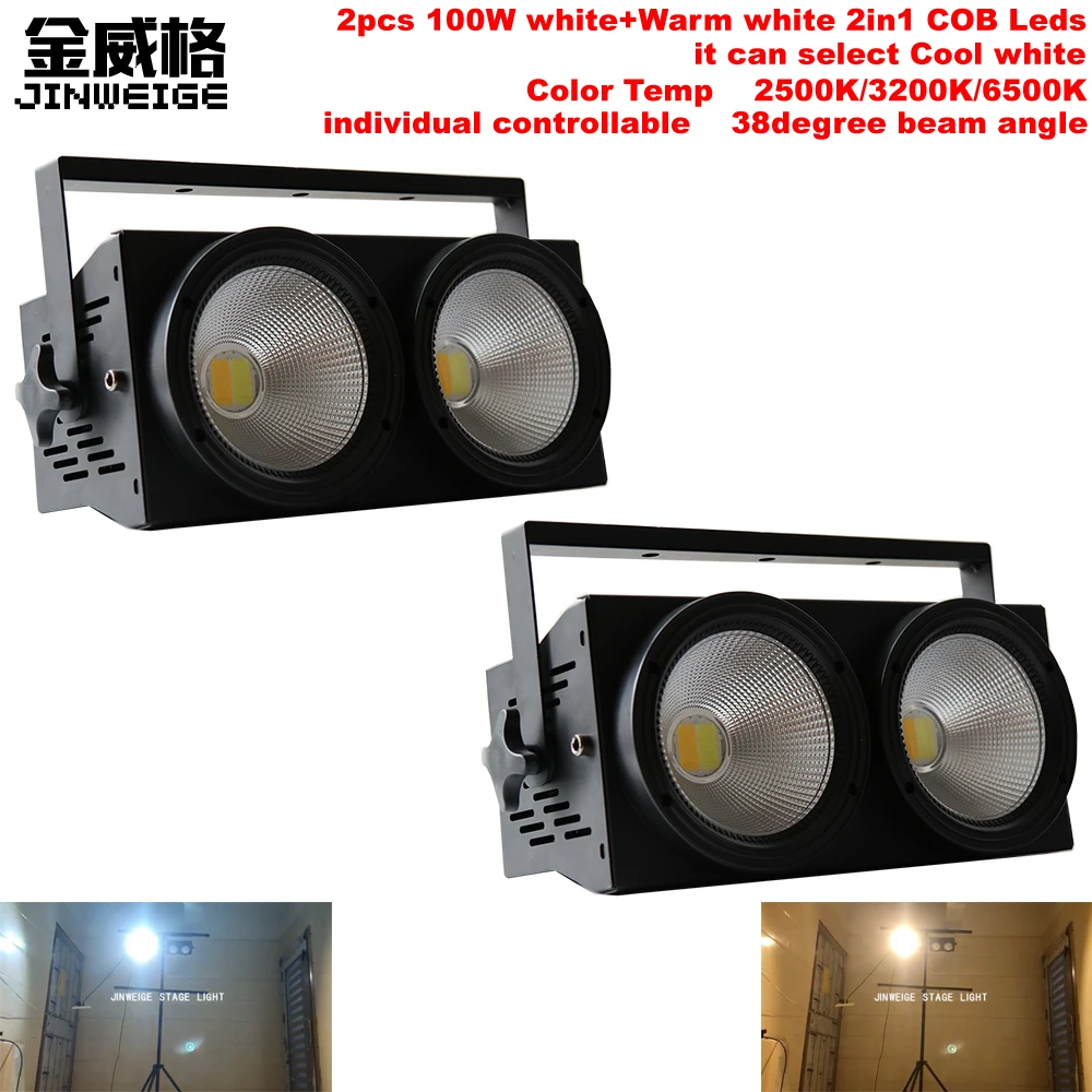 Free Shipping 2pcs/lot 2x100W Warm White Or Cool White Blinder Eyes Led Audience COB par Light for Stage TV Studio
Free Shipping 2pcs/lot 2x100W Warm White Or Cool White Blinder Eyes Led Audience COB par Light for Stage TV Studio