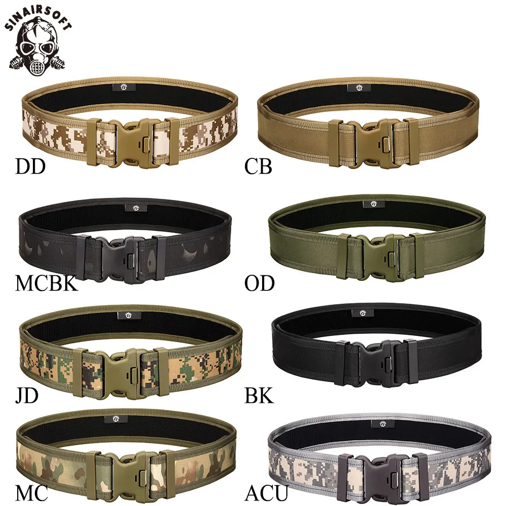 Molle Tactical Belt Nylon Military Waist Belt with Double Buckle Adjustable Heavy Duty Training Waist Belt Hunting Accessories
Molle Tactical Belt Nylon Military Waist Belt with Double Buckle Adjustable Heavy Duty Training Waist Belt Hunting Accessories
