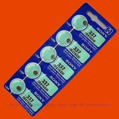 5 x SR416SW 337 SR416 416 батарея из оксида серебра|silver oxide battery|337 battery337 sr416sw |