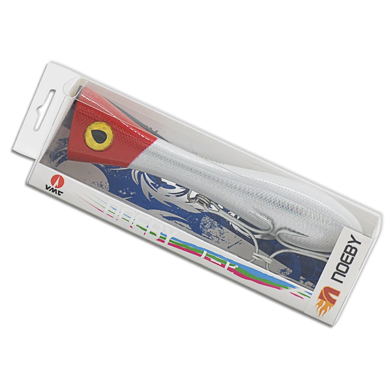 Noeby Popper Bait 205mm/130g Topwater Fishing Lure VMC Hook Fishing Tackle Isca Artificial Pesca Leurre Peche Fishing Wobbler
Noeby Popper Bait 205mm/130g Topwater Fishing Lure VMC Hook Fishing Tackle Isca Artificial Pesca Leurre Peche Fishing Wobbler