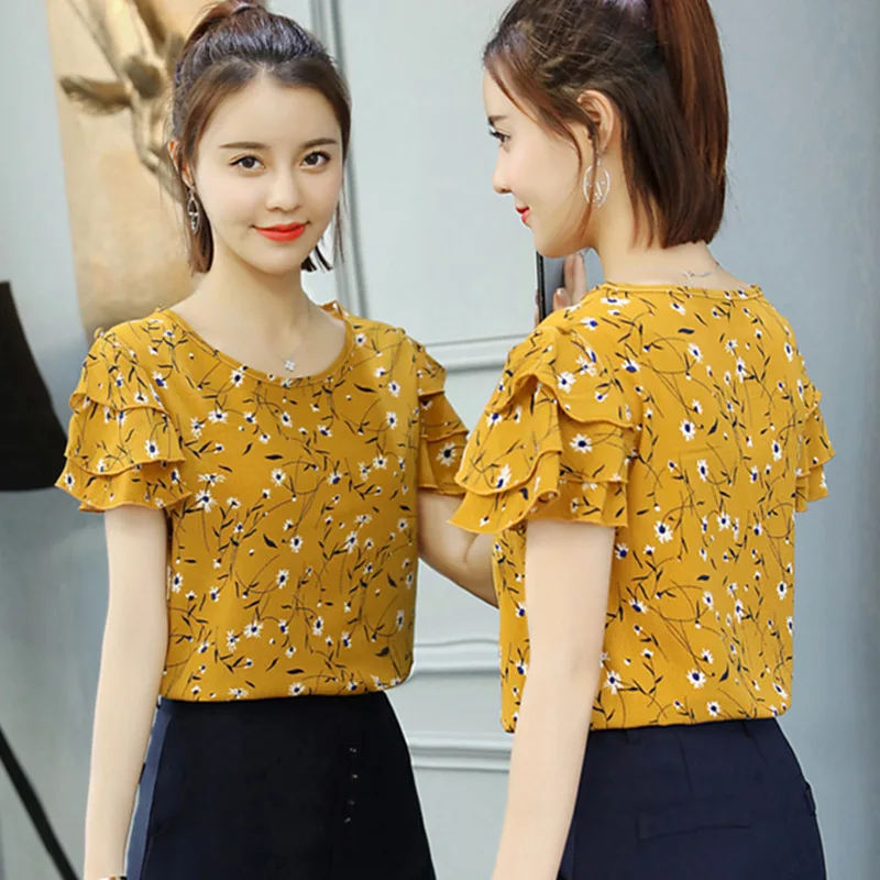 Chiffon Blouse Womens Summer Tops and Shirts Elegant Off Shoulder Top Ladies Floral Blouses Female Print Tops
Chiffon Blouse Womens Summer Tops and Shirts Elegant Off Shoulder Top Ladies Floral Blouses Female Print Tops