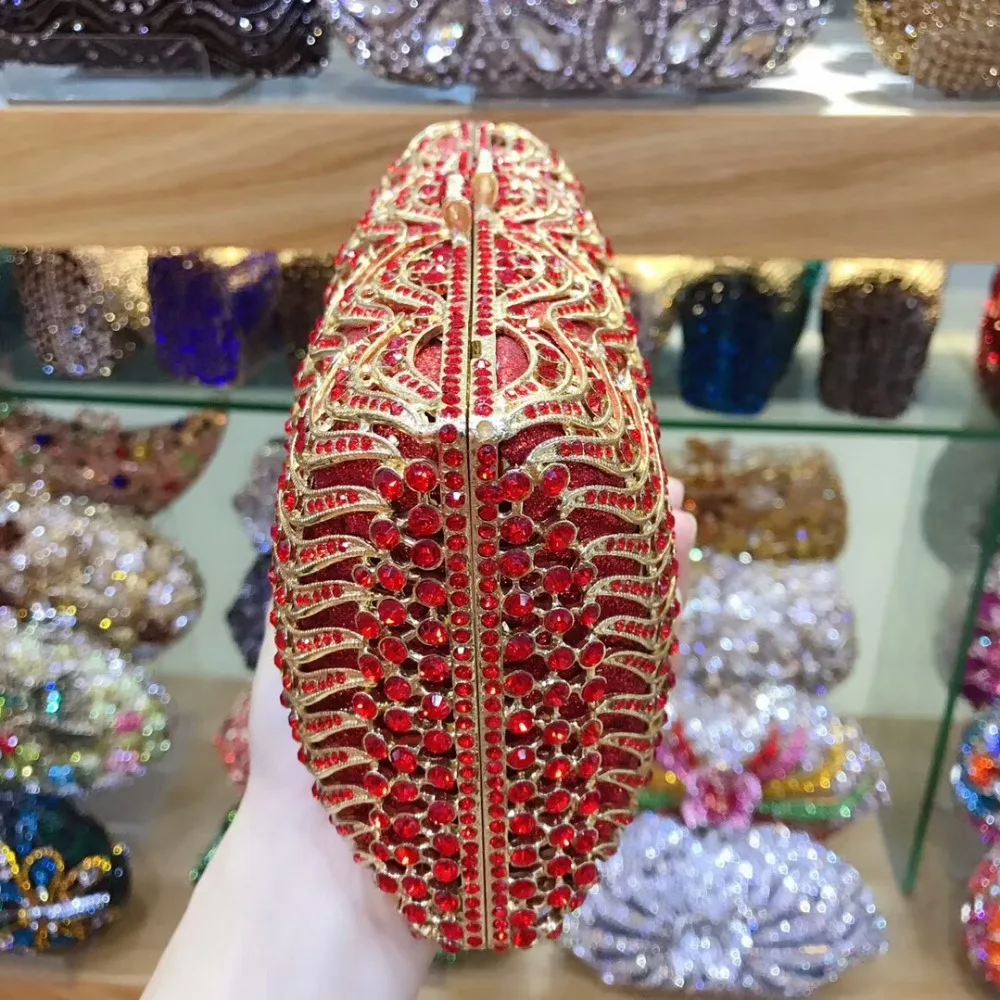 XIYUAN women red/silver/purple/black Minaudiere Handbag Evening Clutches Bag Bridal Diamond Wedding Purse Metal bags wallet box
XIYUAN women red/silver/purple/black Minaudiere Handbag Evening Clutches Bag Bridal Diamond Wedding Purse Metal bags wallet box
