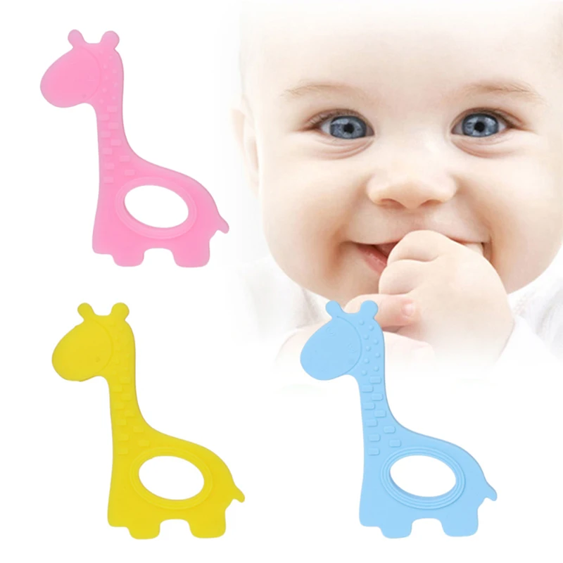 Animal Shape Baby Infant Teethers Cute Creative Giraffe Teether Soft Silicone Kid Giraffe Shape Craft Handmade Chewing Ring Toy
Animal Shape Baby Infant Teethers Cute Creative Giraffe Teether Soft Silicone Kid Giraffe Shape Craft Handmade Chewing Ring Toy