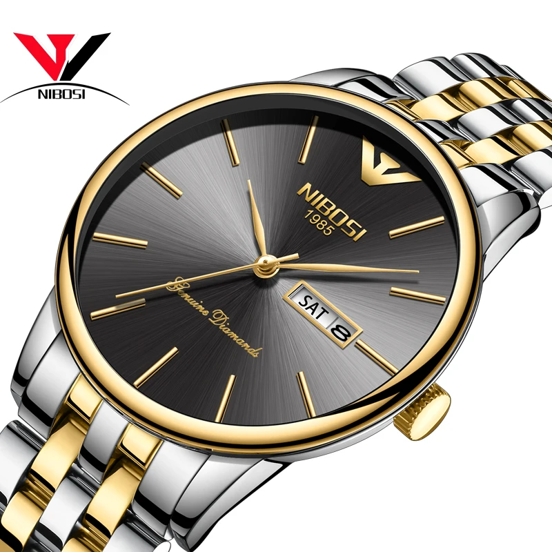 NIBOSI Men Watches 2018 Luxury Brand Quartz Fashion Classic Watch Men Waterproof Analog Watch Date And Day Gold And Black Style
NIBOSI Men Watches 2018 Luxury Brand Quartz Fashion Classic Watch Men Waterproof Analog Watch Date And Day Gold And Black Style