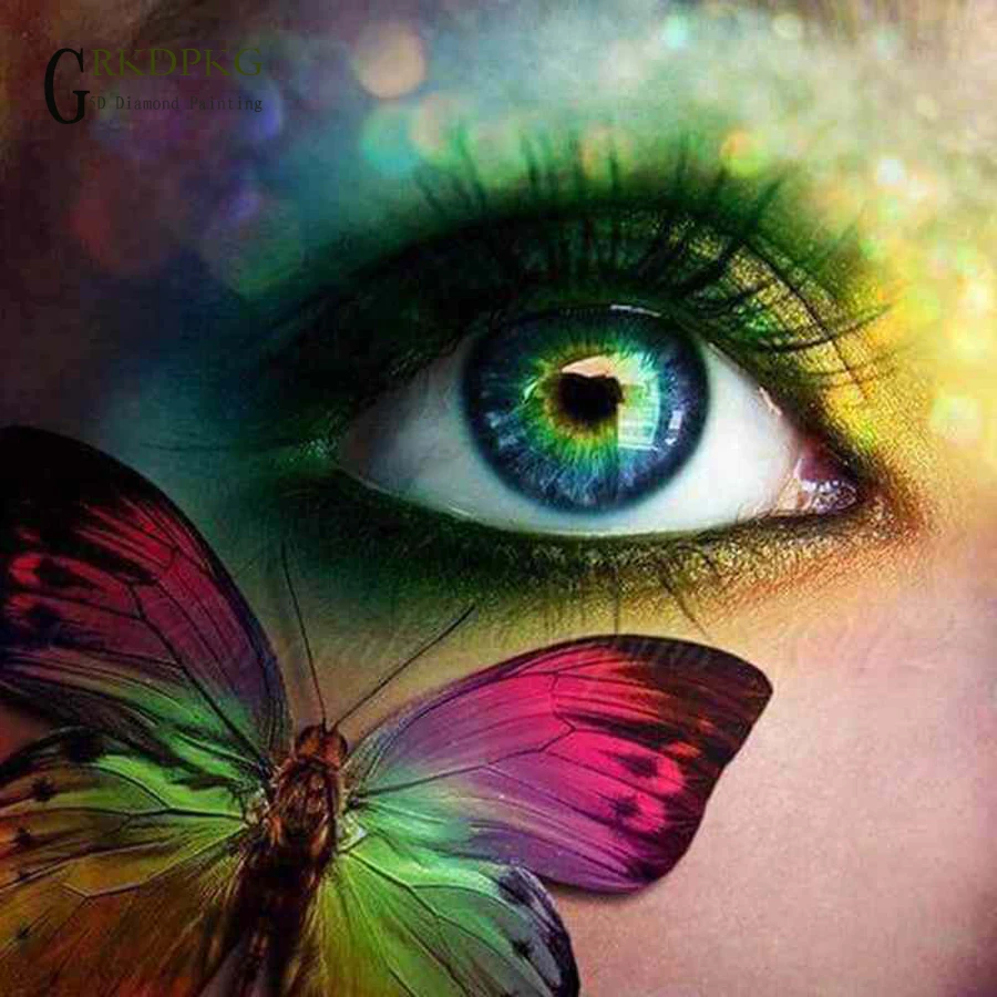 Eye butterfly art 5d diy diamond painting full square diamond embroidery Cross stitch pictures of rhinestones Wedding decoration
Eye butterfly art 5d diy diamond painting full square diamond embroidery Cross stitch pictures of rhinestones Wedding decoration