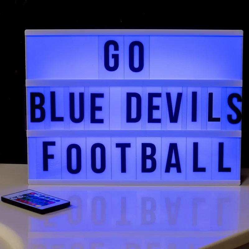 LED A4 A5 Size Cinema Lightbox RGB Night Light DIY Message Board With Letters /Numbers AA Battery Powered Portable Cinema Box
LED A4 A5 Size Cinema Lightbox RGB Night Light DIY Message Board With Letters /Numbers AA Battery Powered Portable Cinema Box