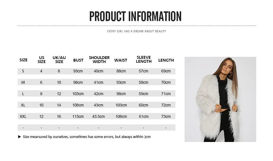 Women Winter Clothing Fashion Long Sleeve Faux Fur Coat Eliacher Brand Plus Size Thick Warm Jackets V-Neck Parka 8119 | Женская одежда