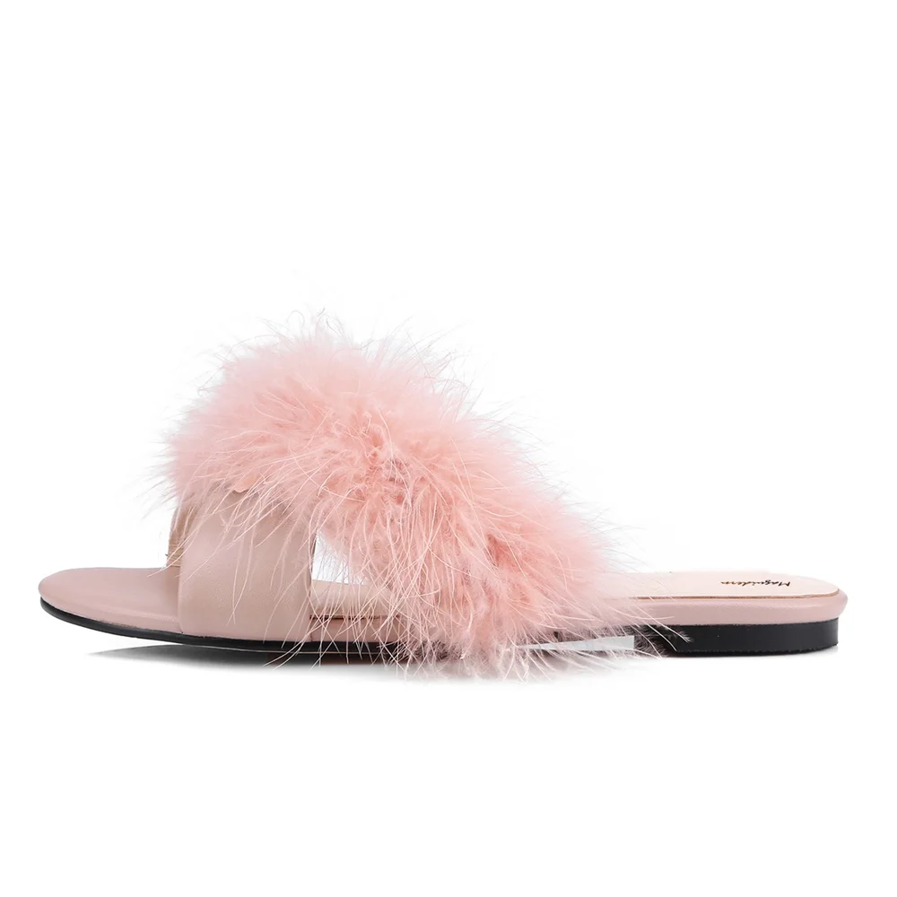 Maguidern Fur Slides Women Ostrich Home Slippers Feathers Fluffy Sandals Beach Shoes Summer Fashion Slippers
Maguidern Fur Slides Women Ostrich Home Slippers Feathers Fluffy Sandals Beach Shoes Summer Fashion Slippers