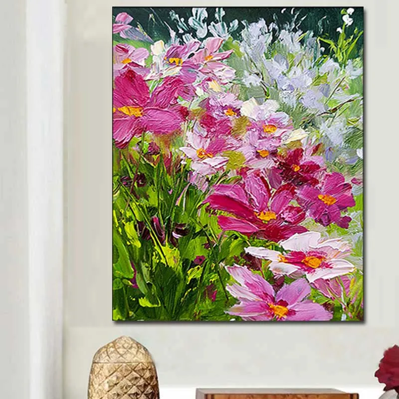 Hand Painted Abstract Pink Flower Impasto Thick Canvas Oil Painting Landscape Wall Picture Home Wall Decoration Drop Shipping 
Hand Painted Abstract Pink Flower Impasto Thick Canvas Oil Painting Landscape Wall Picture Home Wall Decoration Drop Shipping