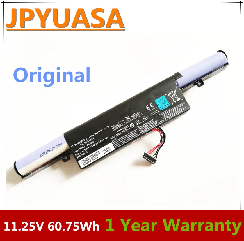 7XINbox 11.25V 60.75Wh 5400mAh GNS-260 961T2010F Laptop Battery For GIGABYTE P55G P55K P55W V4 V5 V6 V7 r7 Series 3ICR19/65-2
7XINbox 11.25V 60.75Wh 5400mAh GNS-260 961T2010F Laptop Battery For GIGABYTE P55G P55K P55W V4 V5 V6 V7 r7 Series 3ICR19/65-2