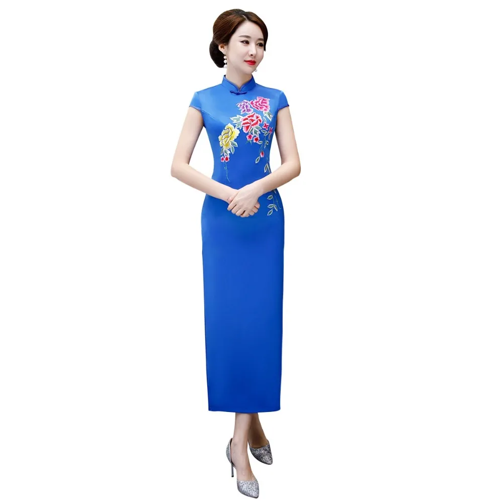 Традиционное китайское платье-Ципао Shanghai Story Long Qipao из искусственного шелка, китайская женская одежда, длинный цветочный Ципао для женщин
Традиционное китайское платье-Ципао Shanghai Story Long Qipao из искусственного шелка, китайская женская одежда, длинный цветочный Ципао для женщин