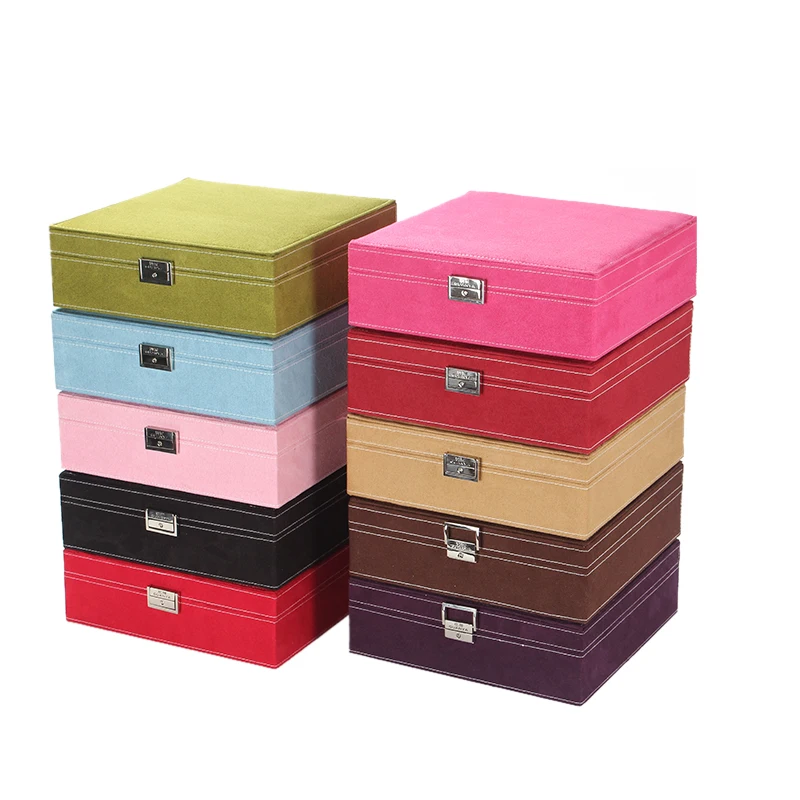 makeup organizer Flannel Jewelry Box Korean Style Ring Earrings Storage Box Fashion Lovely Princess Jewelry Box Birthday Gift
makeup organizer Flannel Jewelry Box Korean Style Ring Earrings Storage Box Fashion Lovely Princess Jewelry Box Birthday Gift