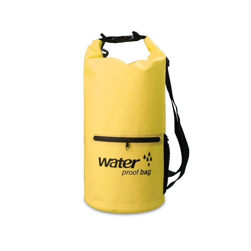 

PVC 5L 10L 20L Outdoor Waterproof Bag Dry Bag Swimming Bag Sack Storage for Travelling Rafting Boating Kayaking Canoeing