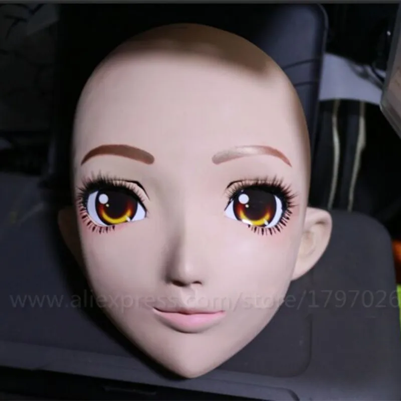 Kigurumi Face Cosplay Silicone Half Head Mask Japanese Anime Role Kigurumi Mask Handemade
Kigurumi Face Cosplay Silicone Half Head Mask Japanese Anime Role Kigurumi Mask Handemade