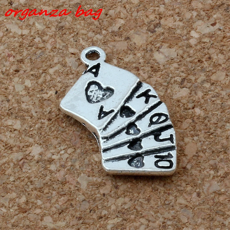 MIC . 100pcs/ lot ZINC Alloy Playing Cards Charms Pendants 13x25mm DIY Jewelry A-164
MIC . 100pcs/ lot ZINC Alloy Playing Cards Charms Pendants 13x25mm DIY Jewelry A-164